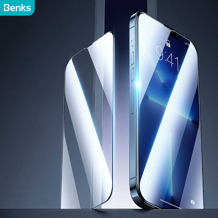 iPhone 13 Pro Max Benks Mat Ekran Koruyucu Parmak İzi Bırakmayan Oyunculara Özel Ekran Filmi - 2 iPhone 13 Pro Max Benks Mat Ekran Koruyucu Parmak İzi Bırakmayan Oyunculara Özel Ekran Filmi - 2